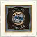 scholar educational career embossed art for kids and children, educational gifts for babies and nurseries, paintings for baby and child and fine art prints for child, baby and nursery by artists Jane Billman and Gregg Billman