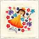flower fairy whimsical art and fairies gifts, whimsical paintings and fairies prints by artists Jane Billman and Gregg Billman