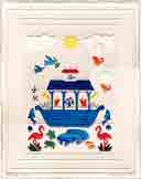 noahs ark religious art and religious gifts, religion paintings and religion prints for kids, children, babies and nurseries by artists Jane Billman and Gregg Billman